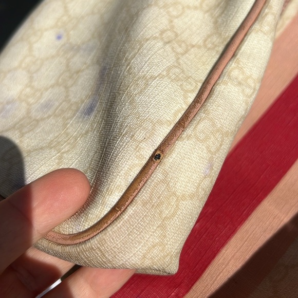 Gucci Script Web Boston Bag GG Coated Canvas.❤️ - Picture 13 of 17